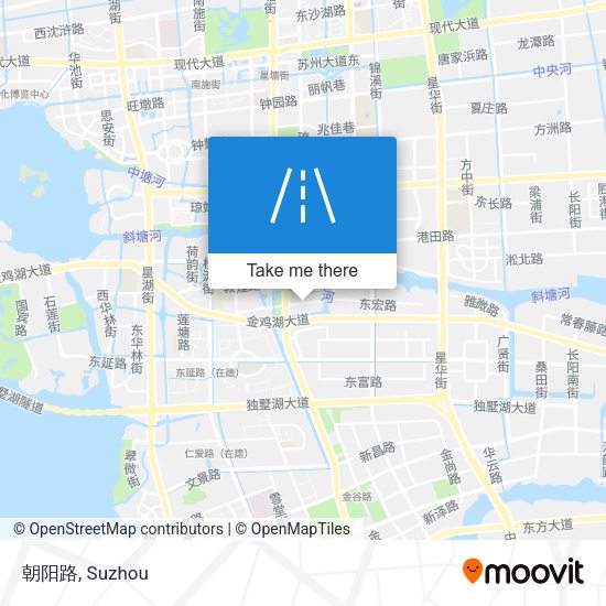 朝阳路 map