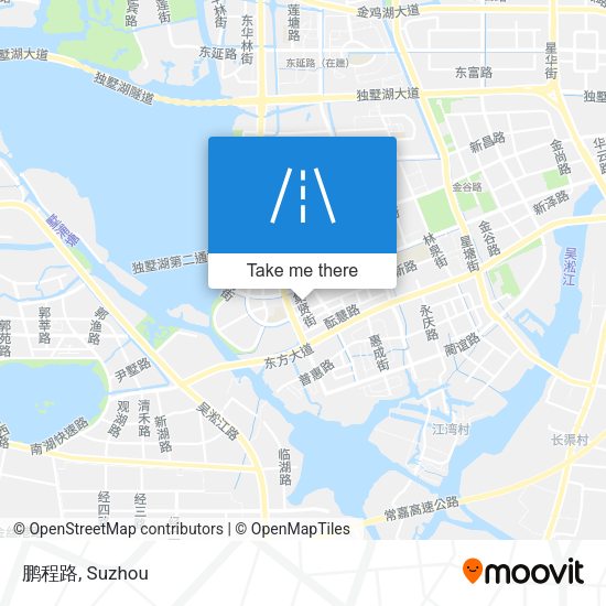 鹏程路 map