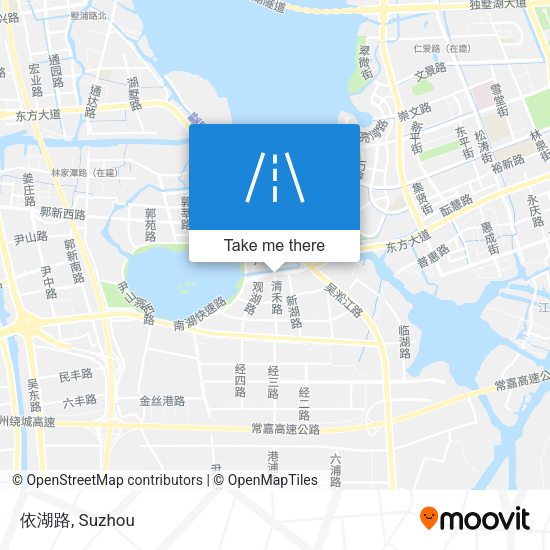 依湖路 map