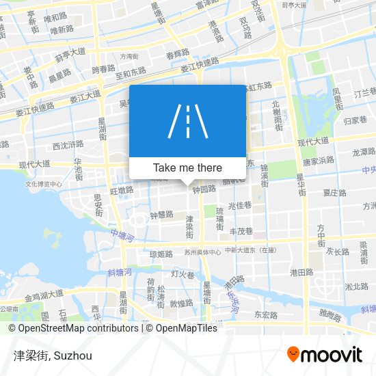 津梁街 map