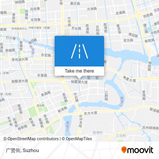 广贤街 map