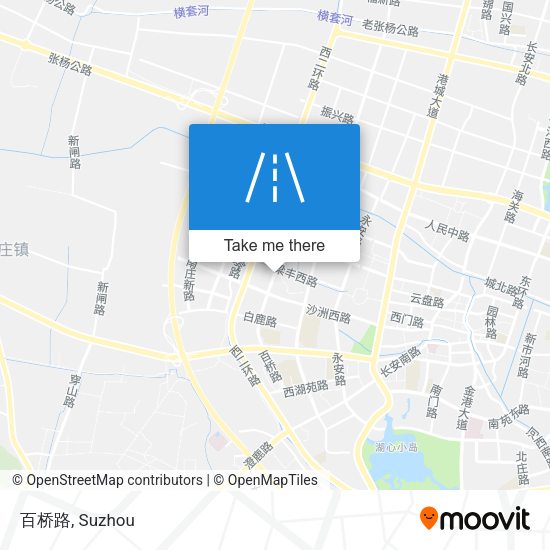 百桥路 map