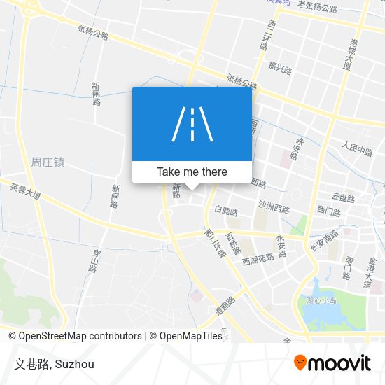 义巷路 map