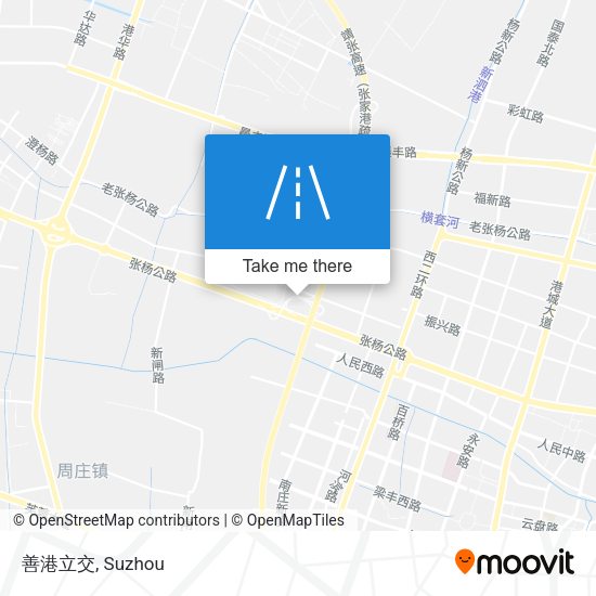 善港立交 map