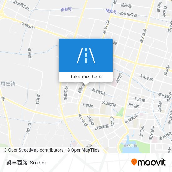梁丰西路 map