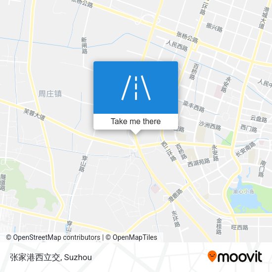 张家港西立交 map