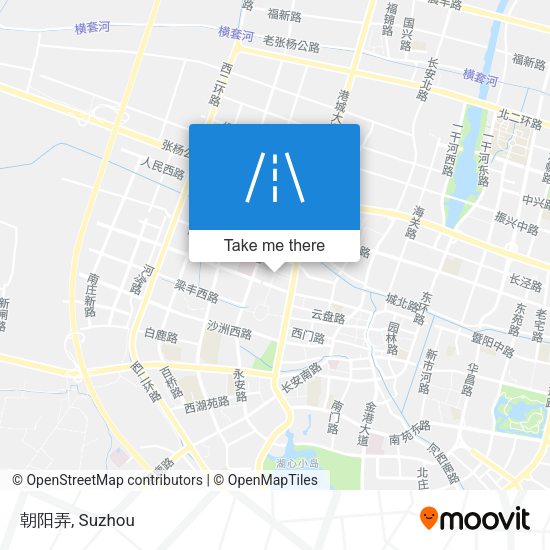 朝阳弄 map