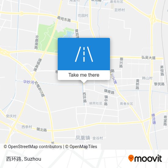 西环路 map