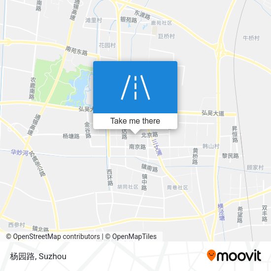 杨园路 map