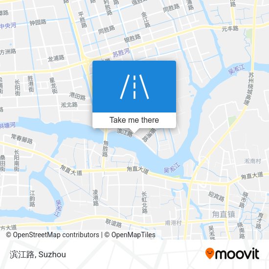 滨江路 map