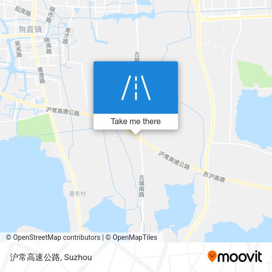 沪常高速公路 map