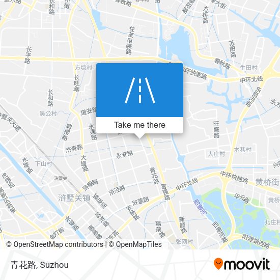 青花路 map
