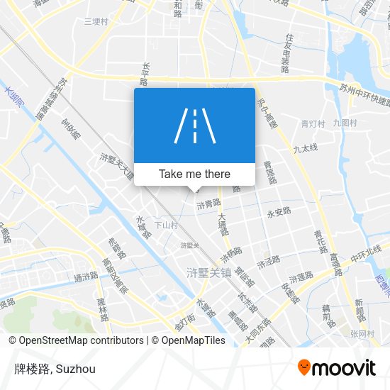牌楼路 map