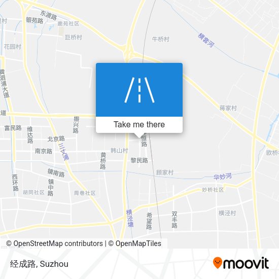 经成路 map