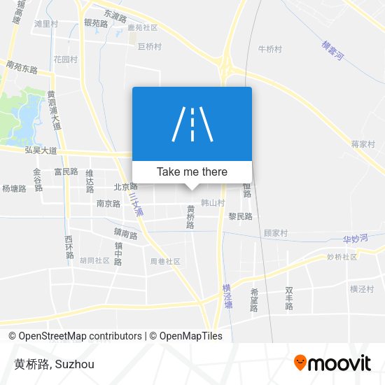 黄桥路 map