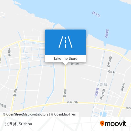 张皋路 map