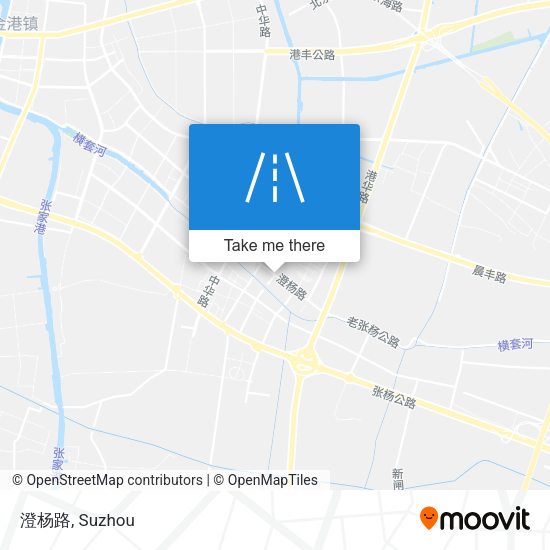 澄杨路 map