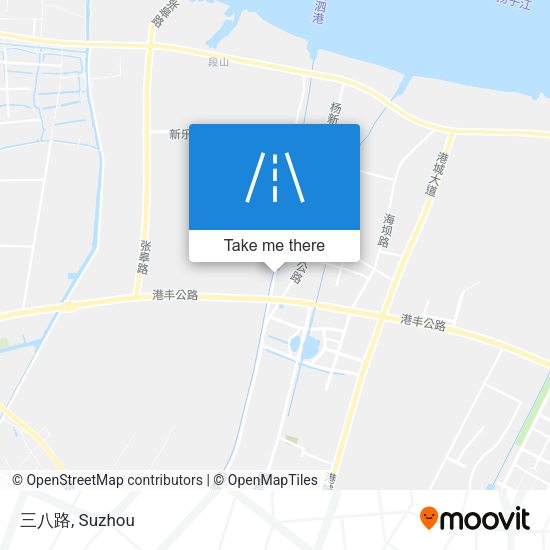 三八路 map