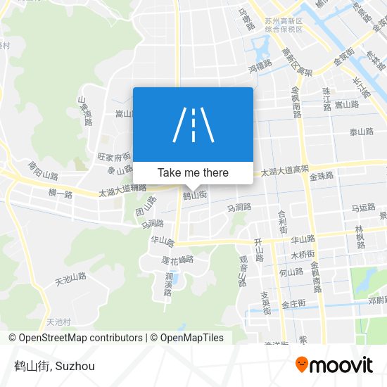 鹤山街 map