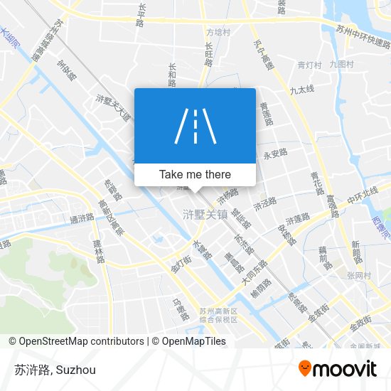 苏浒路 map