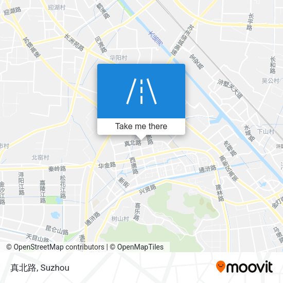 真北路 map