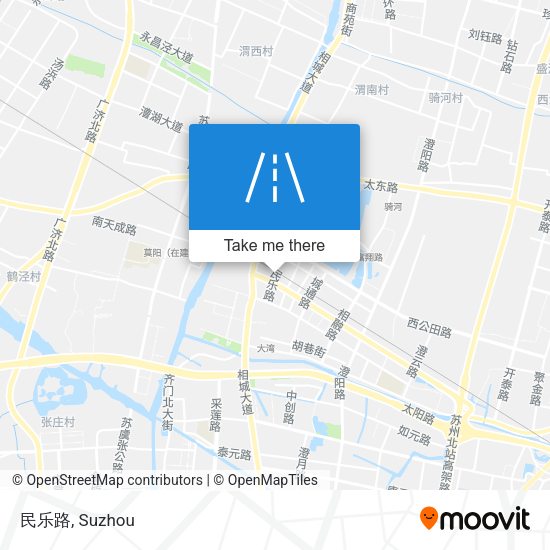 民乐路 map