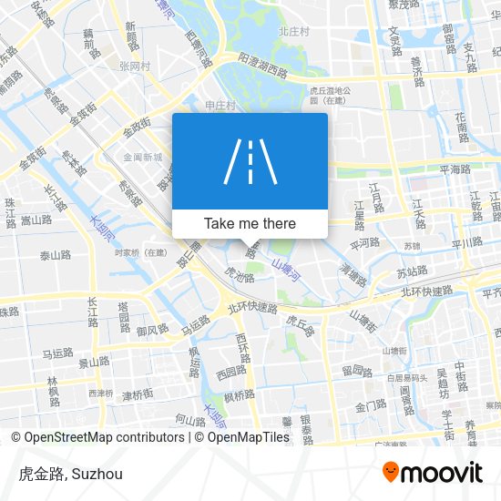 虎金路 map