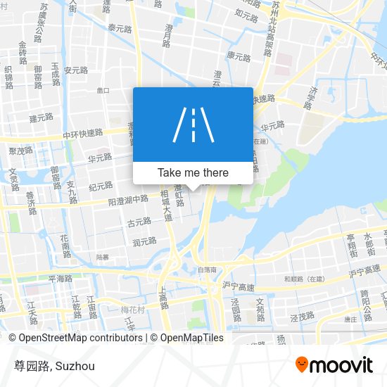 尊园路 map