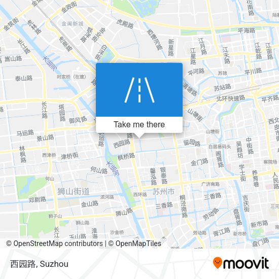 西园路 map