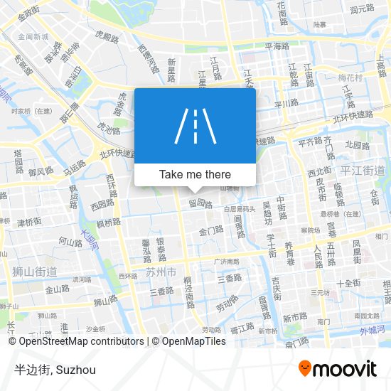 半边街 map