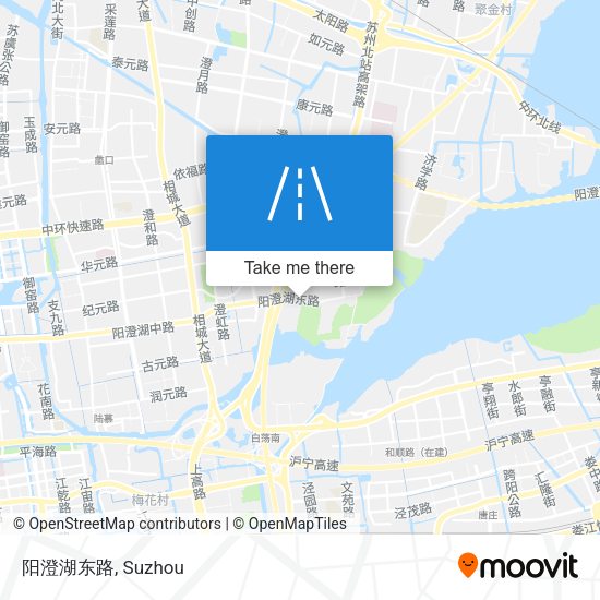 阳澄湖东路 map