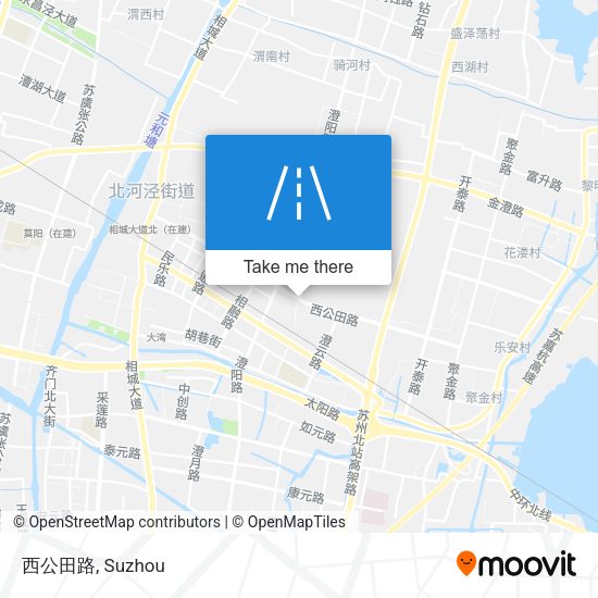 西公田路 map