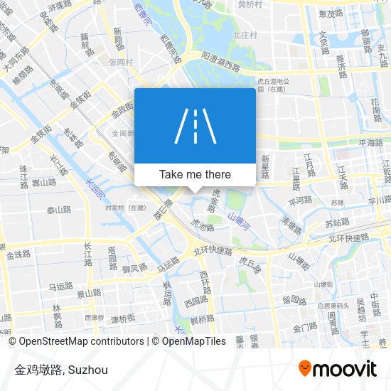 金鸡墩路 map