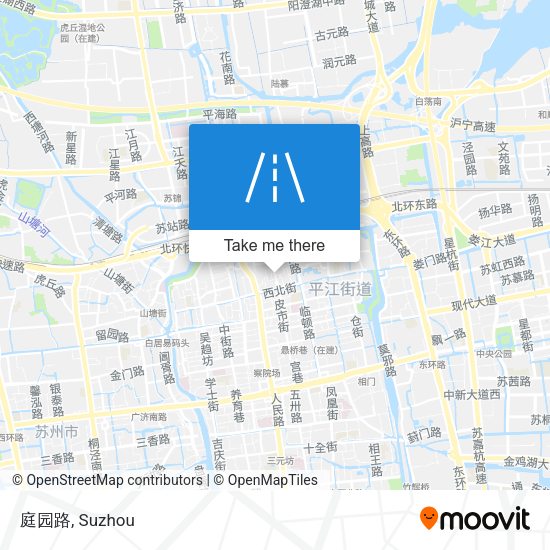 庭园路 map