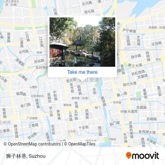狮子林巷 map