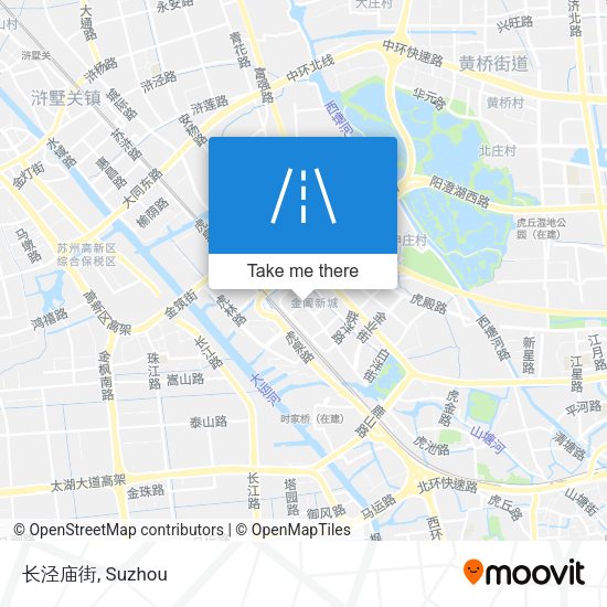 长泾庙街 map