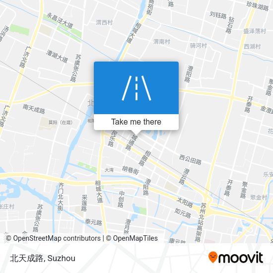北天成路 map