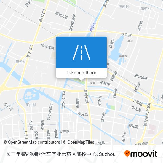 长三角智能网联汽车产业示范区智控中心 map
