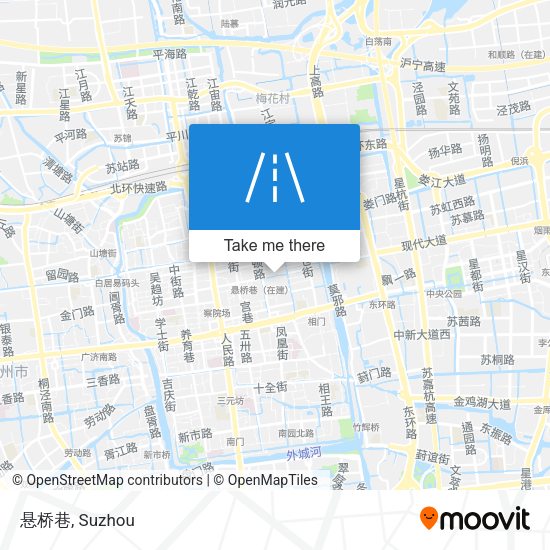 悬桥巷 map