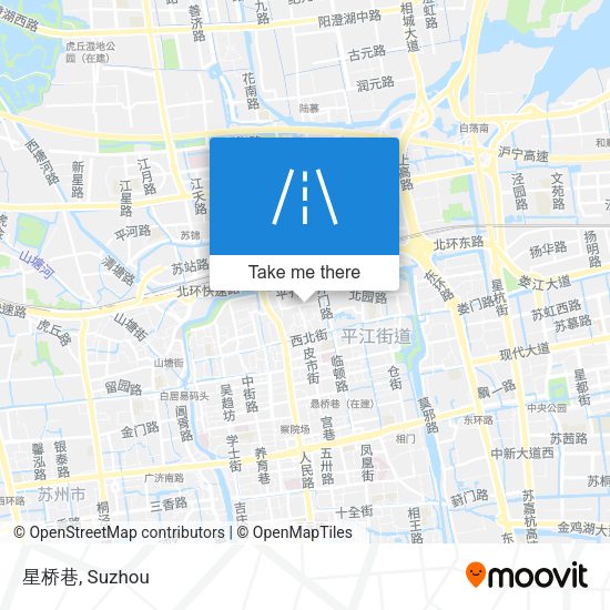 星桥巷 map