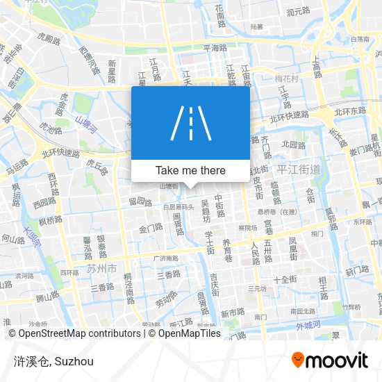 浒溪仓 map