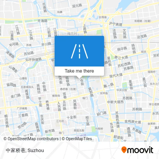 中家桥巷 map