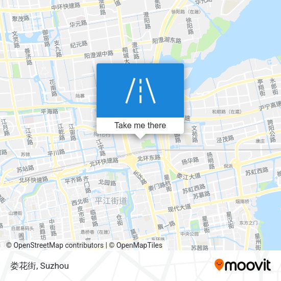 娄花街 map