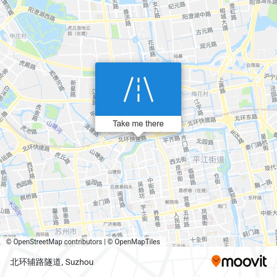北环辅路隧道 map