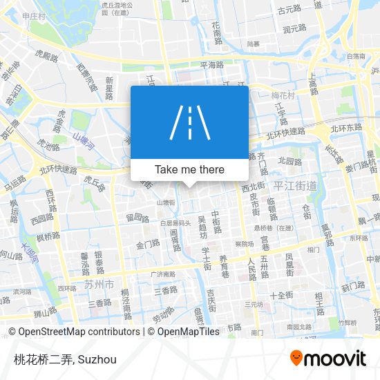 桃花桥二弄 map