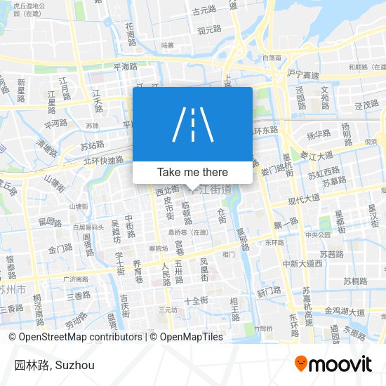 园林路 map