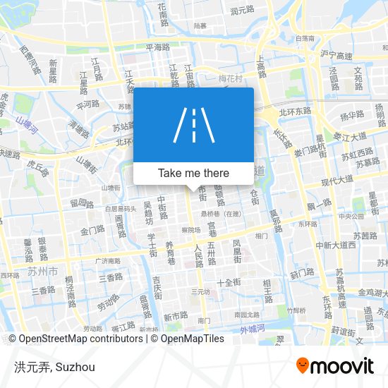 洪元弄 map