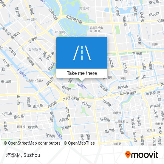 塔影桥 map