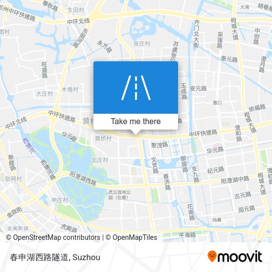 春申湖西路隧道 map