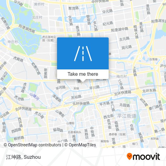 江坤路 map
